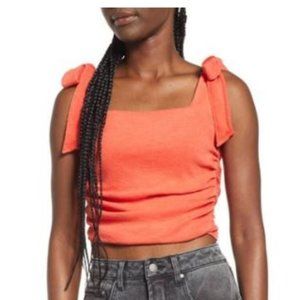Free People Orange Tank Top